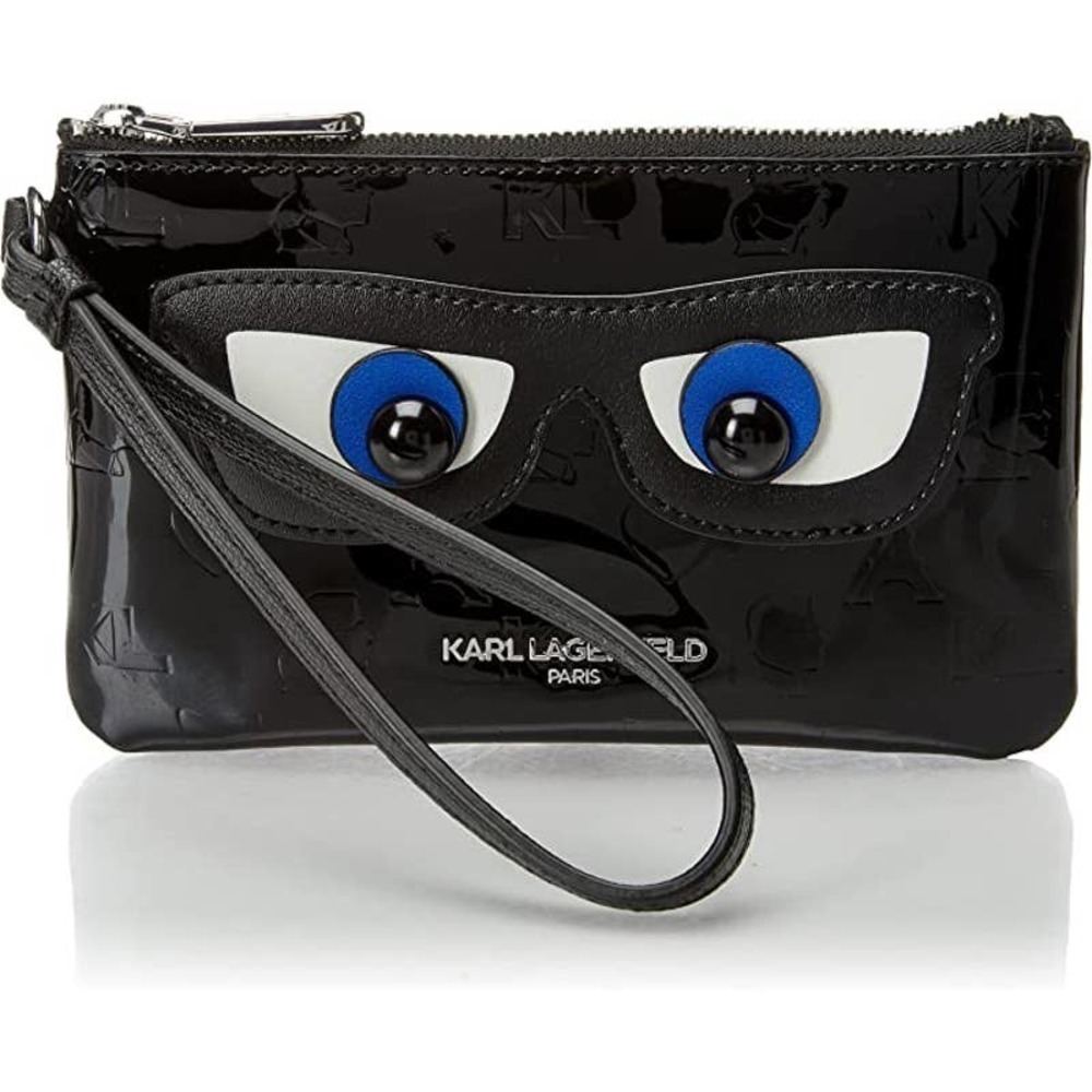 Karl Lagerfeld Paris Women's Wrislet Handbag, Black Maybelle, One Size